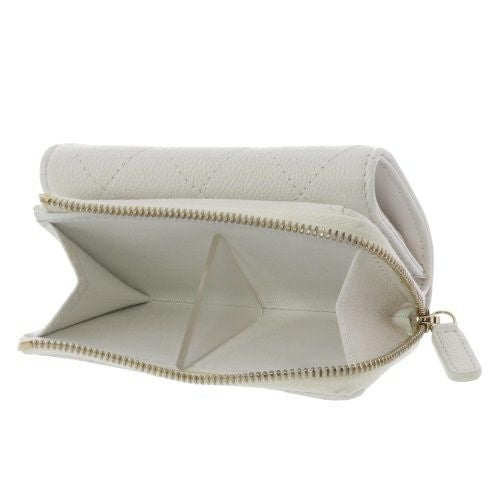 シャネル 三つ折り財布 レディース ホワイト CHANEL AP3177 B10583