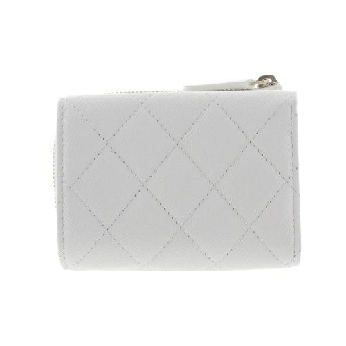 シャネル 三つ折り財布 レディース ホワイト CHANEL AP3177 B10583