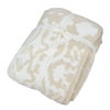 カシウェア ブランケット ダマスク モルト×クリーム kashwere THCH-DSK01-262-52 MALT/CREME