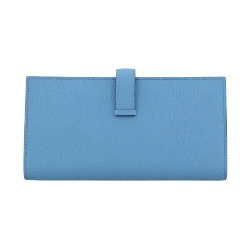 エルメス ベアンスフレ セレステ ヴォーエプソン ゴールド金具 B刻印 HERMES Bearn Soufflet