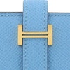 エルメス ベアンスフレ セレステ ヴォーエプソン ゴールド金具 B刻印 HERMES Bearn Soufflet