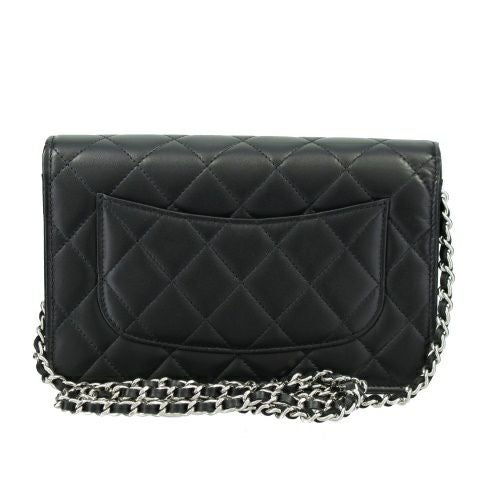シャネル チェーンウォレット レディース ブラック CHANEL AP0250