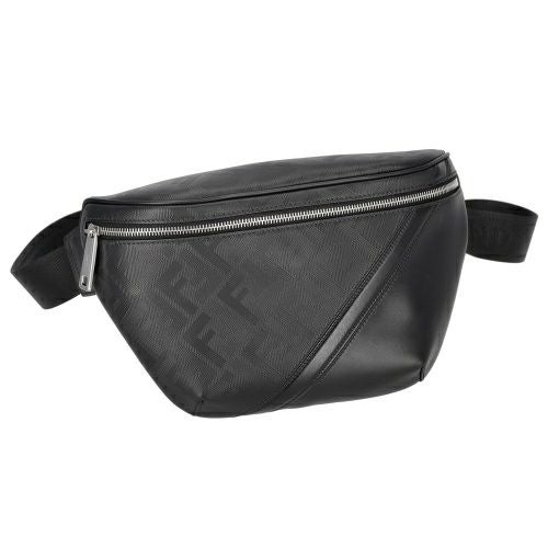 フェンディ ボディバッグ メンズ ブラック シャドー ダイアゴナル