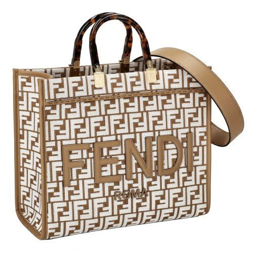 FENDI トートバッグ フェンディ トートバッグ レディース ホワイト サンシャイン