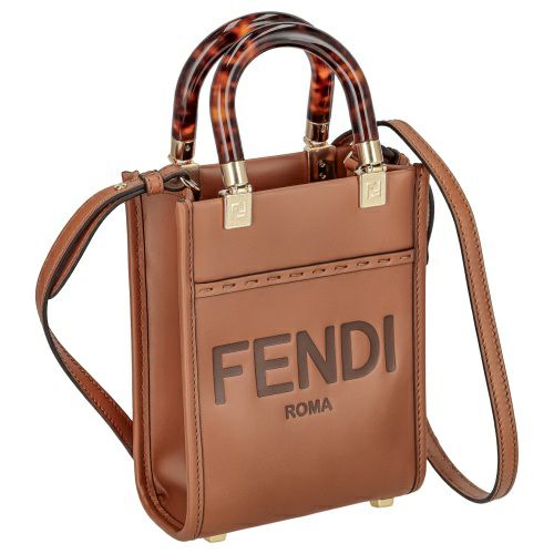 新品 フェンディ FENDI ショルダーバッグ ミニ サンシャイン ブラウン系 茶 ベージュ FENDI - 新品 フェンディ FENDI ショルダーバッグ ミニ サンシャイン