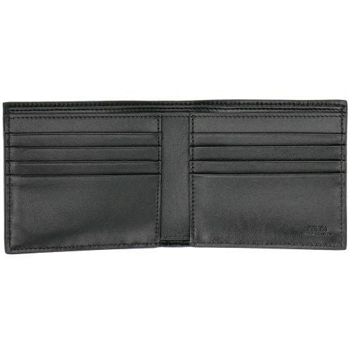 フェンディ 二つ折り財布 メンズ ブラック ダイアゴナルFENDI 7M0169 0AP1T F0GXN