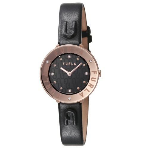 フルラ 腕時計 レディース ブラック FURLAESSENTIAL FURLA