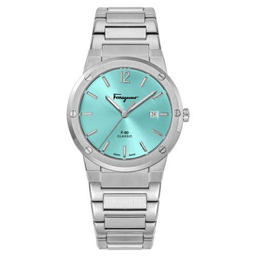 フェラガモ 腕時計 メンズ ライトブルー F-80CLASSIC FERRAGAMO SFDT02323