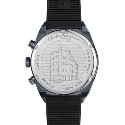 フェラガモ 腕時計 メンズ ネイビー SLXCHRONO FERRAGAMO SFHR00220