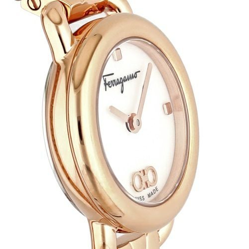 フェラガモ 腕時計 レディース ホワイトパール VARINA FERRAGAMO