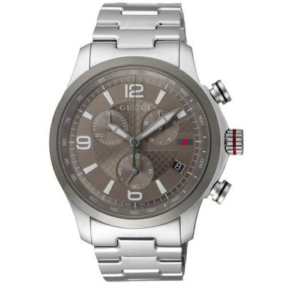 グッチ 腕時計 メンズ ブラウン Gタイムレスクロノ GUCCI YA126289 