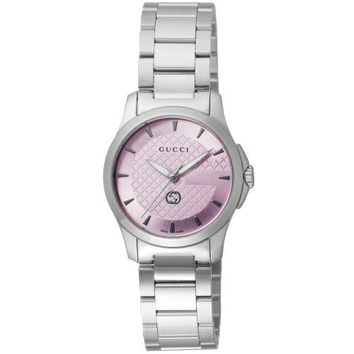GUCCI レディース腕時計 グッチ 腕時計 レディース ピンク Gタイムレス GUCCI YA1265047