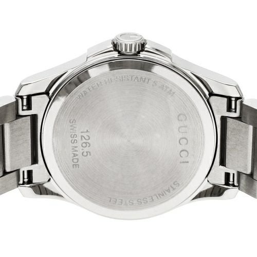 稼働品 GUCCI    腕時計 稼働 GUCCI 腕時計 1500L 黒文字盤 バングル シルバー 1390｜Yahoo