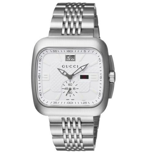 グッチ 腕時計 メンズ ホワイト グッチクーペ GUCCI YA131319 | GINZA