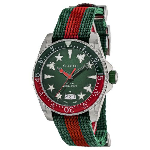 グッチ 腕時計 メンズ グリーン Dive GUCCI YA136339 | GINZA LoveLove
