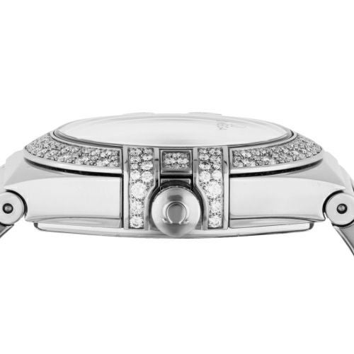 オメガ 腕時計 レディース K18WG／ホワイトパール／ダイヤ