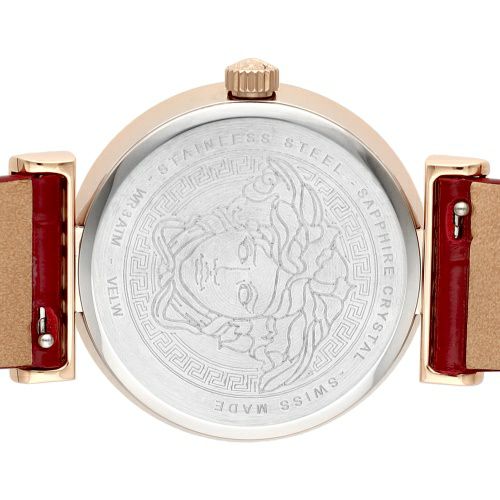 ヴェルサーチ 腕時計 レディース レッド MEANDER VERSACE VELW01222