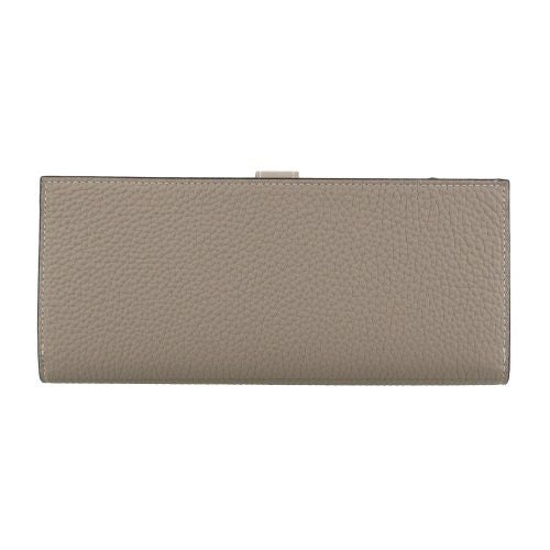 ボナベンチュラ 長財布 レディース グレージュ×イエロー ベルテッド マルチ ロング ウォレット シュリンクレザー BONAVENTURA BWAT32 GGYE