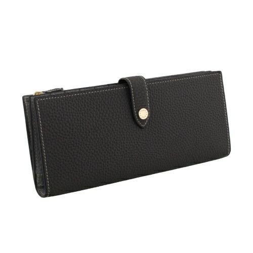 ボナベンチュラ 長財布 レディース チャコール×トゥルーグレー ベルテッド マルチ ロング ウォレット シュリンクレザー BONAVENTURA BWAT32 CGTG