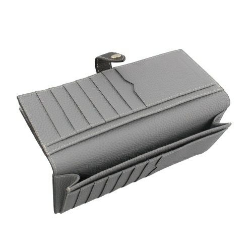 ボナベンチュラ 長財布 レディース チャコール×トゥルーグレー ボナベンチュラ 長財布 レディース チャコール×トゥルーグレー