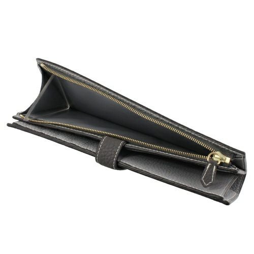 ボナベンチュラ 長財布 レディース チャコール×トゥルーグレー