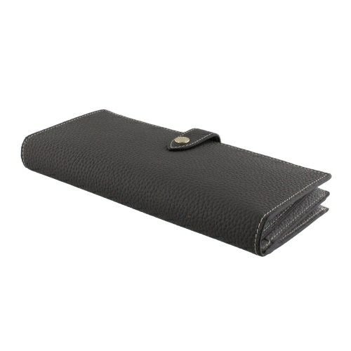 ボナベンチュラ 長財布 レディース チャコール×トゥルーグレー