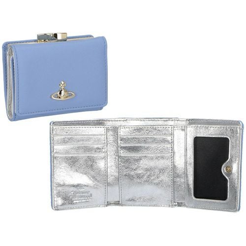 ヴィヴィアンウエストウッド 三つ折り財布 レディース ライトブルー Vivienne Westwood 51010018 K403 LIGHT?BLUE