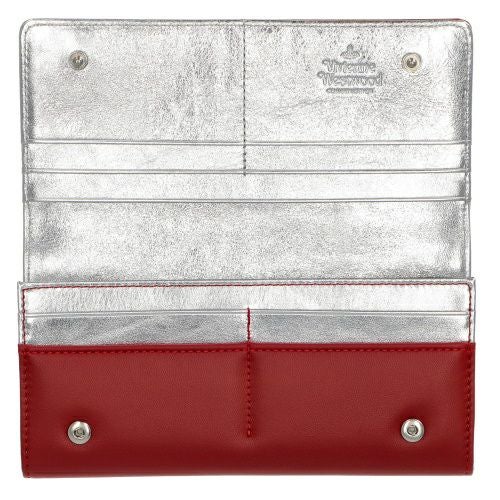 ヴィヴィアンウエストウッド 長財布 レディース レッド Vivienne
