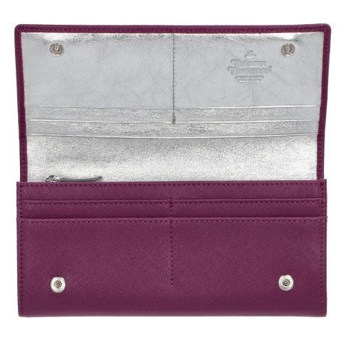 ヴィヴィアンウエストウッド 長財布 レディース パープル Vivienne