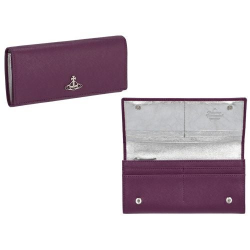 ヴィヴィアンウエストウッド 長財布 レディース パープル Vivienne