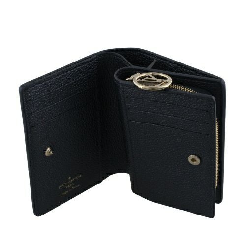 ルイヴィトン 二つ折り財布 ポルトフォイユ･クレア モノグラムアンプラント LOUIS VUITTON M82793 ネイビーブルー