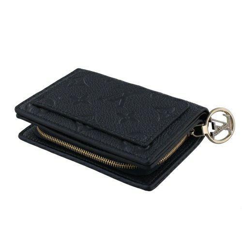 ルイヴィトン 二つ折り財布 ポルトフォイユ･クレア モノグラムアンプラント LOUIS VUITTON M82793 ネイビーブルー