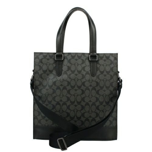 コーチ アウトレット トートバッグ メンズ チャコール ブラック COACH