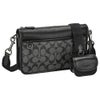 コーチ アウトレット ショルダーバッグ メンズ チャコール ブラック COACH OUTLET C8141 QBMI5