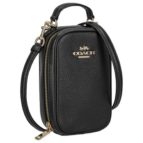 coach コーチ★スマホショルダーバッグ　ブラック コーチ アウトレット スマホ ショルダーバッグ レディース ブラック