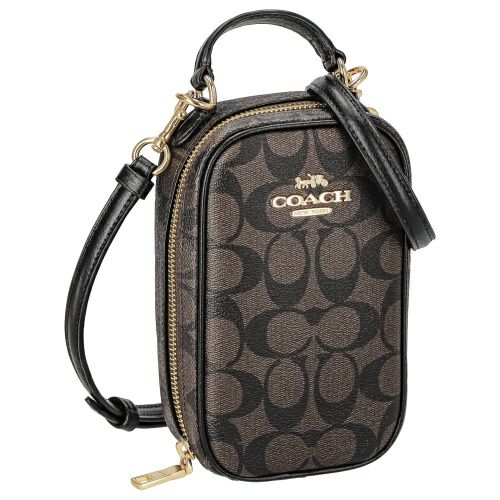コーチ アウトレット スマホ ショルダーバッグ レディース ブラウン/ブラック COACH OUTLET CC872 IMAA8 | GINZA  LoveLove（ラブラブ） コーチ COACH レディース ショルダーバッグ