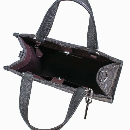 コーチ アウトレット トートバッグ レディース シルバー/スモーク/ブラックマルチ COACH OUTLET CO972 SVWFV