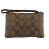 コーチ アウトレット ポーチ レディース カーキ/サドル COACH OUTLET 58035 IME74