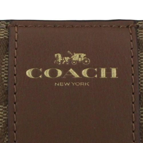 コーチ アウトレット ポーチ レディース カーキ/サドル COACH OUTLET