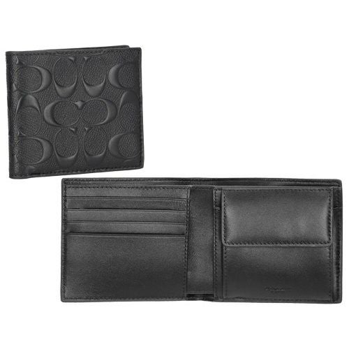 COACHアウトレット二つ折財布ブラック コーチ アウトレット 二つ折り財布 レディース シグネチャー ブラウン