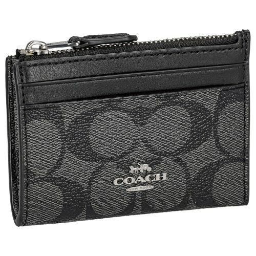 コーチ アウトレット コインケース レディース ブラック COACH OUTLET