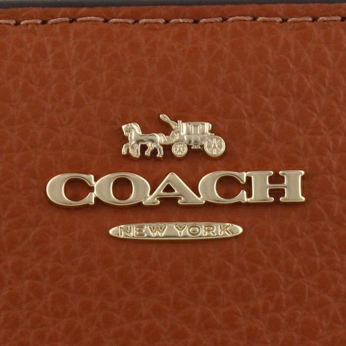 コーチ アウトレット 二つ折り財布 レディース オレンジ COACH OUTLET C2862 IMP2Q