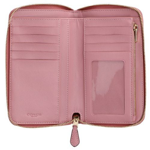 コーチ アウトレット 二つ折り財布 レディース ピンク COACH OUTLET