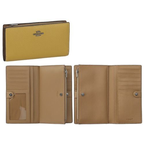 コーチ アウトレット 長財布 レディース イエロー COACH OUTLET C8329