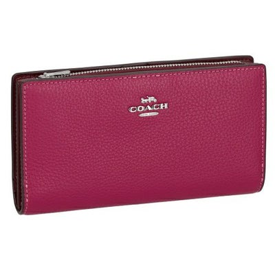 コーチ アウトレット 長財布 レディース ブライトバイオレット COACH 