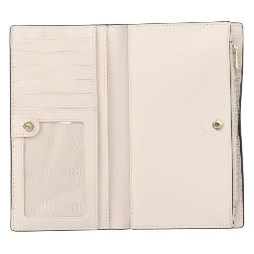 コーチ アウトレット 長財布 レディース ライトカーキ/チョーク COACH
