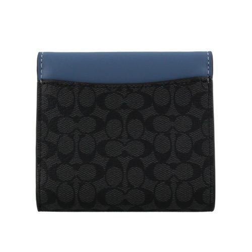 コーチ アウトレット 三つ折り財布 レディース シルバー/グラファイト/ライトミスト COACH OUTLET CF369 SVW6O