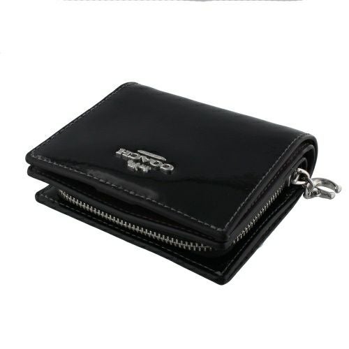 コーチ アウトレット 二つ折り財布 レディース ブラック COACH OUTLET CN383 SVDTV