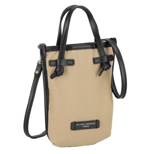 ジャンニ キアリーニ フォンケース レディース ベージュ マルチェッラ クロスボディ GIANNI CHIARINI BS9406 CNV CORDA