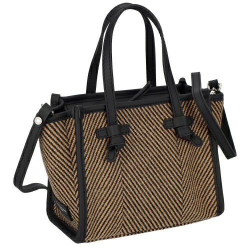 ジャンニ キアリーニ トートバッグ レディース ベージュ マルチェッラM GIANNI CHIARINI BS8065 SPIGA VAR NERO